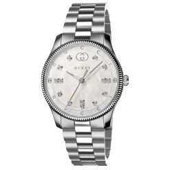 Gucci G-Timeless 29mm Mother of Pearl Diamond Ladies Watch