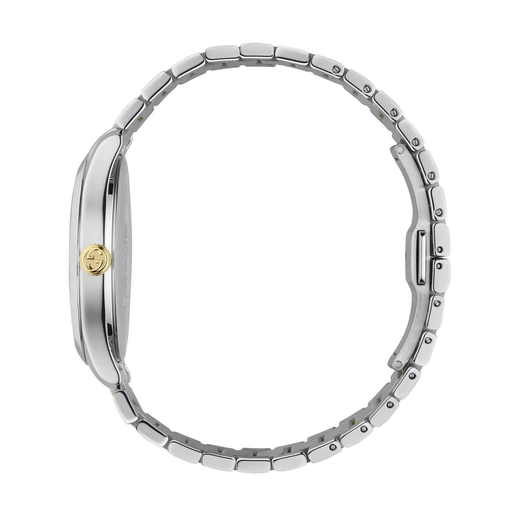 Gucci G-Timeless 38mm Stainless Steel and Yellow Gold PVD Men's Watch