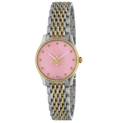Gucci G-Timeless 29mm Stainless Steel and Yellow Gold PVD Ladies Watch