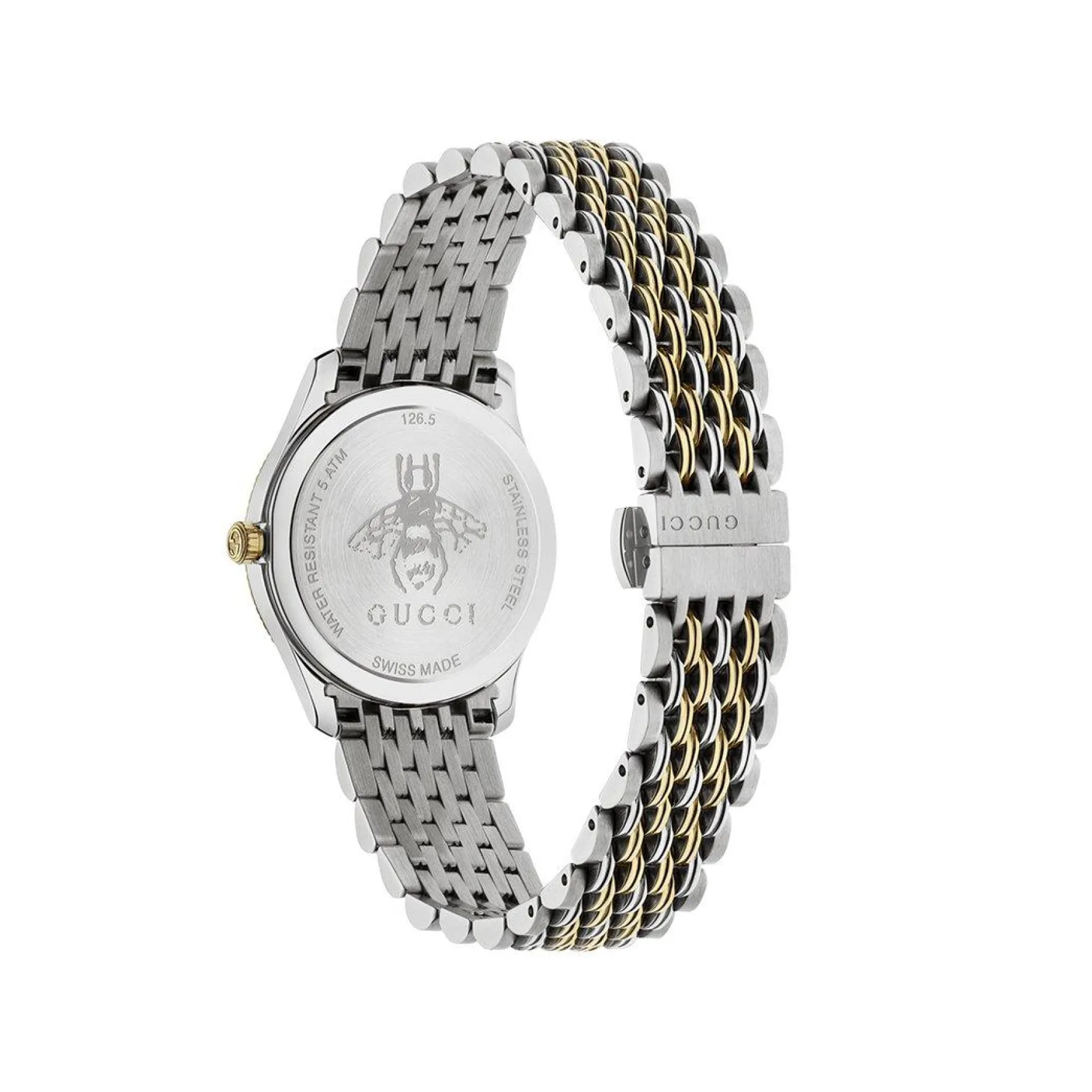 Gucci G-Timeless 29mm Stainless Steel and Yellow Gold PVD Ladies Watch