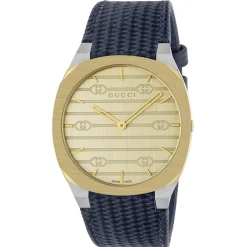 Gucci 25H 38mm 18ct Yellow Gold Watch