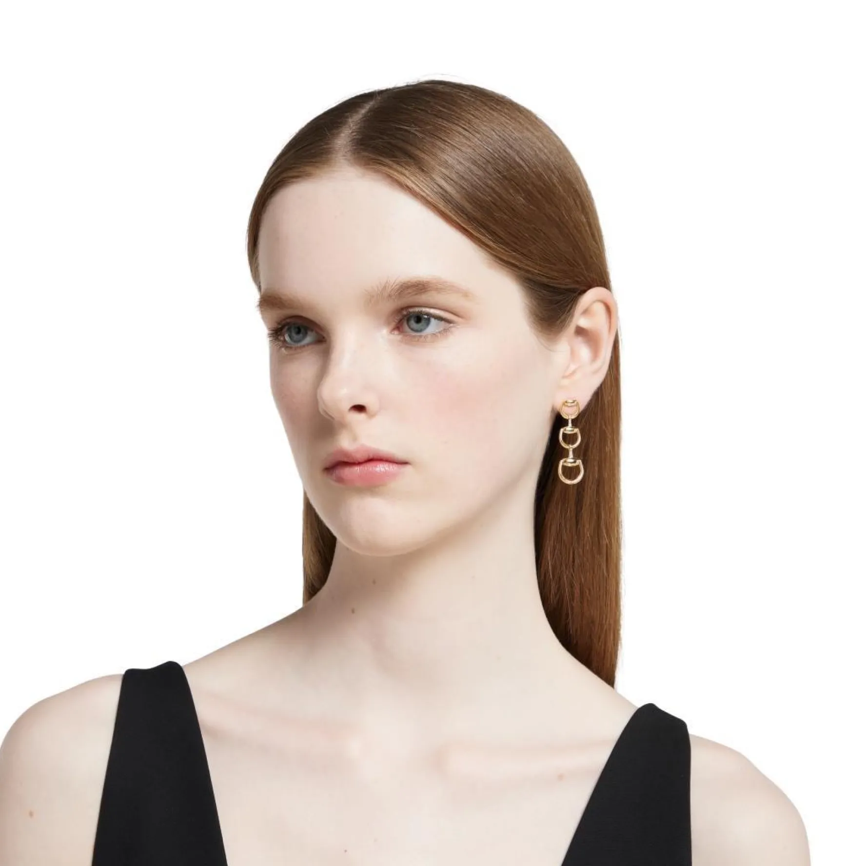 Gucci Horsebit 18ct Yellow Gold Drop Earrings