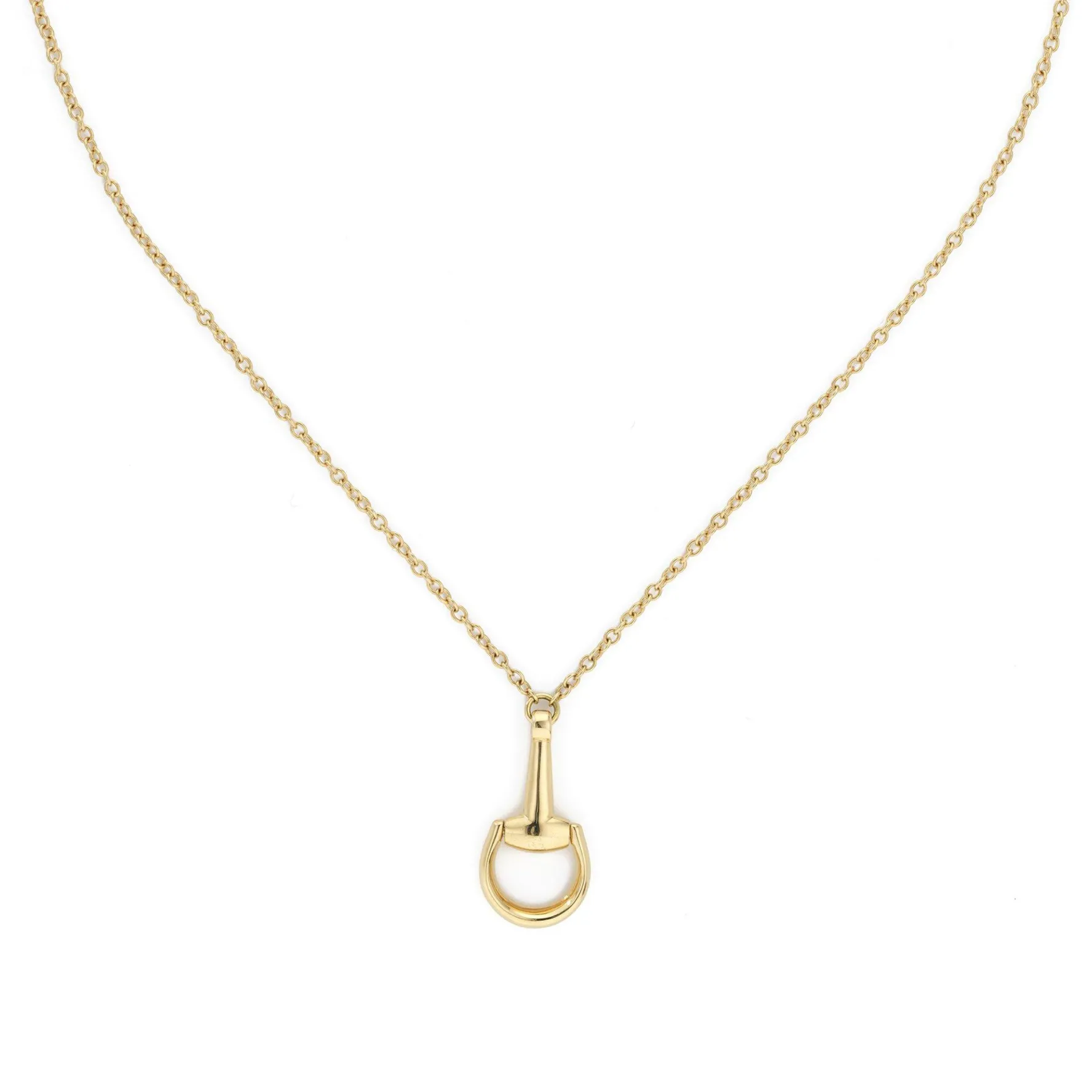 Gucci Horsebit 18ct Yellow Gold Necklace