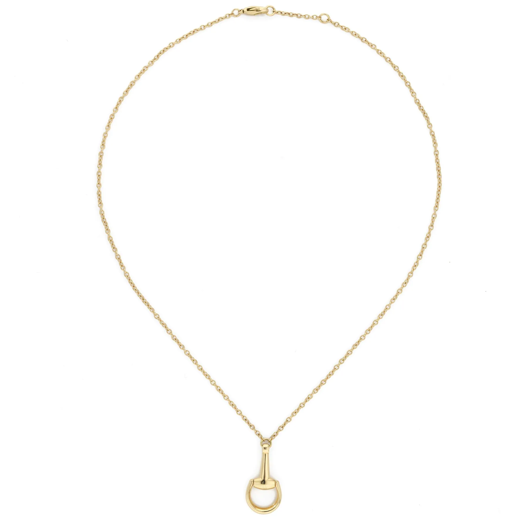 Gucci Horsebit 18ct Yellow Gold Necklace