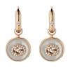 Gucci Interlocking 18ct Rose Gold Mother of Pearl Drop Earrings