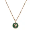 Gucci Interlocking 18ct Rose Gold Diamond Necklace