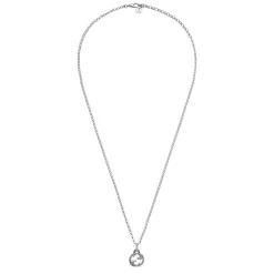 Gucci Interlocking Silver Pendant