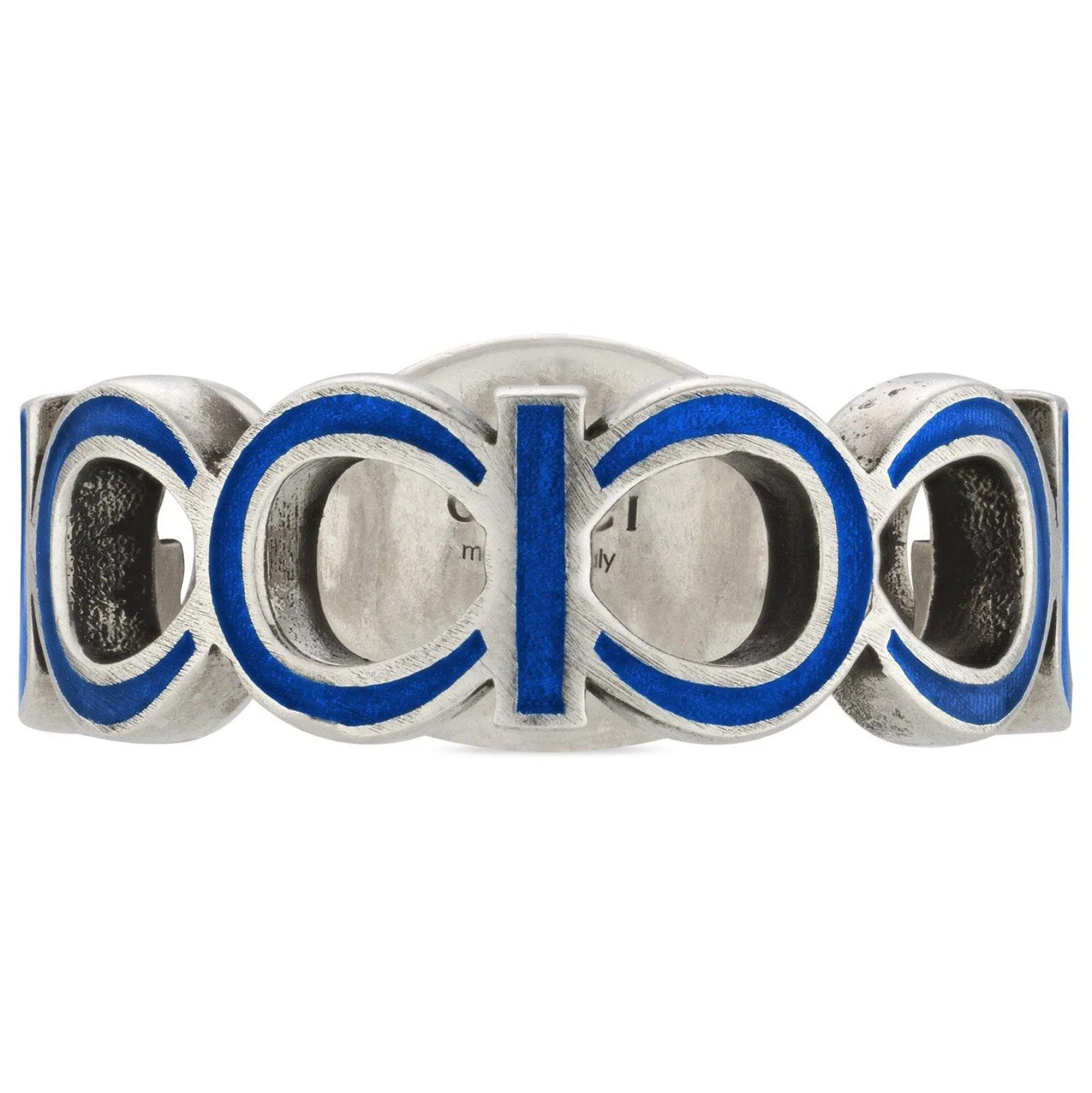 Gucci Interlocking Silver Ring