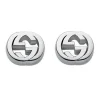Gucci Interlocking Silver Earrings