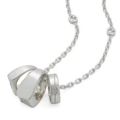 Gucci Interlocking Silver Necklace