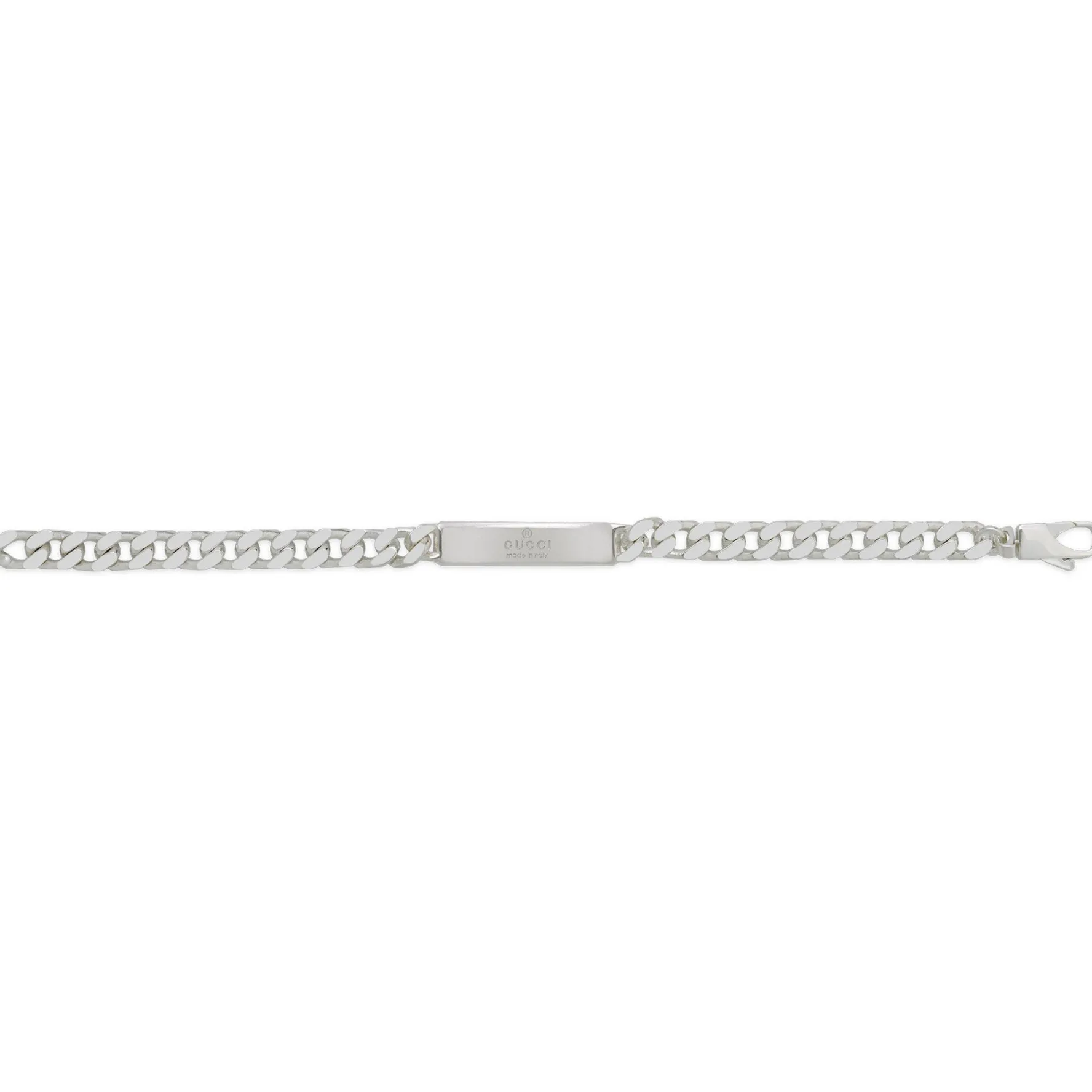 Gucci Interlocking Silver Bracelet