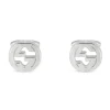 Gucci Interlocking Silver Cufflinks