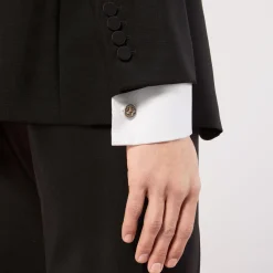 Gucci Interlocking Silver Cufflinks