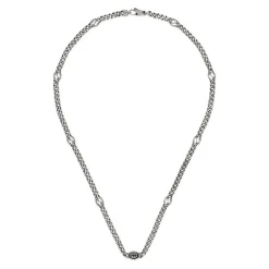 Gucci Interlocking Silver Necklace