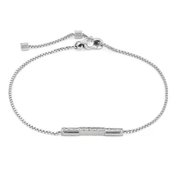Gucci Link to Love 18ct White Gold Diamond Bar Bracelet