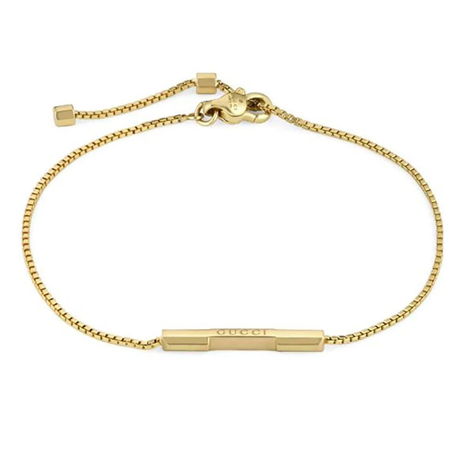 Gucci Link to Love 18ct Yellow Gold Bar Bracelet