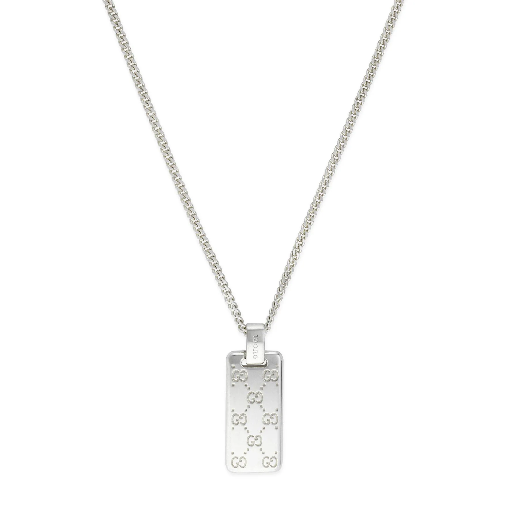Gucci Signature Silver Necklace
