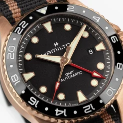 Hamilton Khaki Navy Scuba 43mm GMT Bronze Automatic Watch