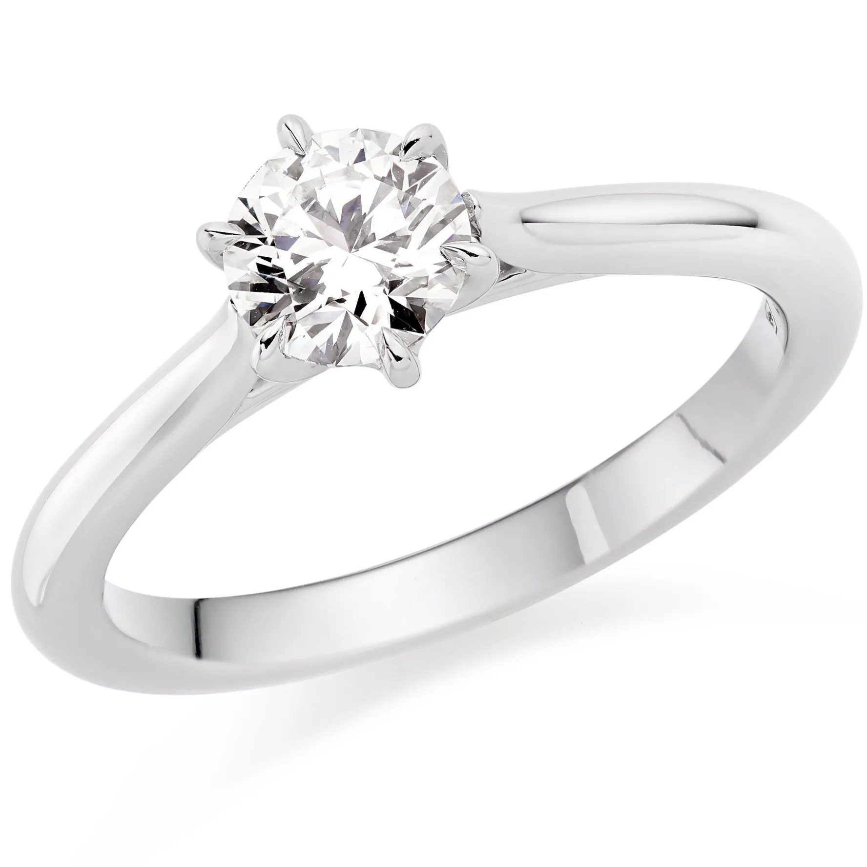 Hearts On Fire Camilla Platinum Diamond Solitaire Ring
