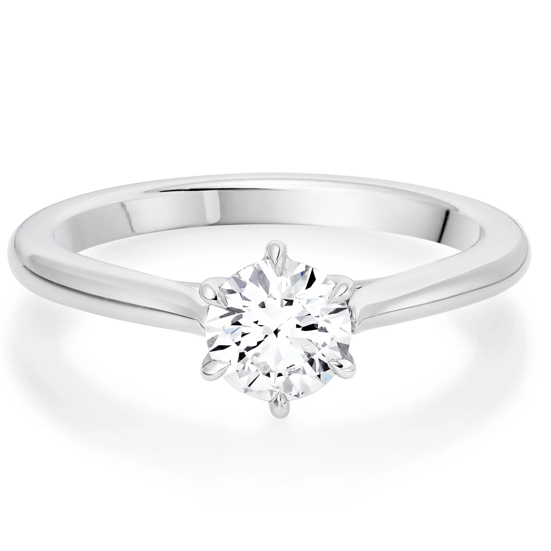Hearts On Fire Camilla Platinum Diamond Solitaire Ring