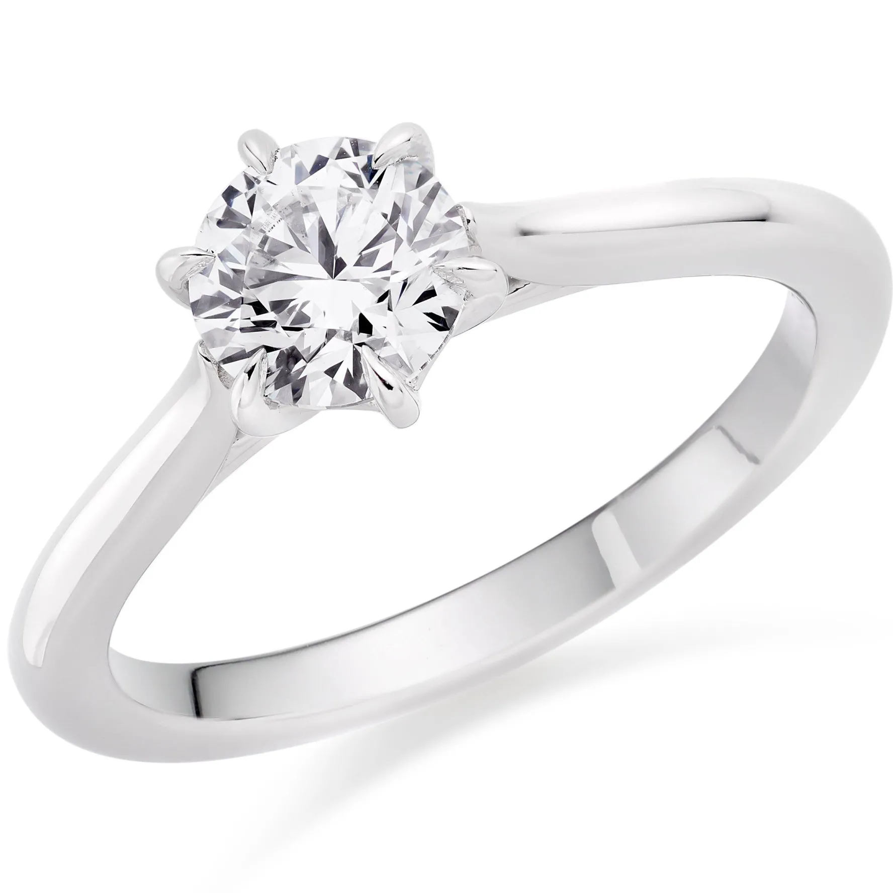 Hearts On Fire Camilla Platinum Diamond Solitaire Ring