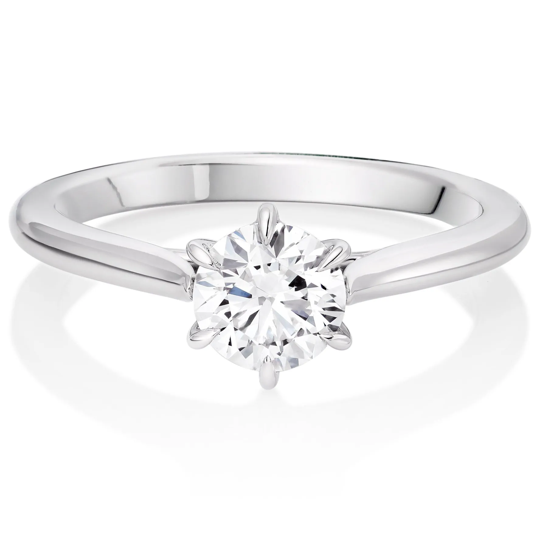 Hearts On Fire Camilla Platinum Diamond Solitaire Ring