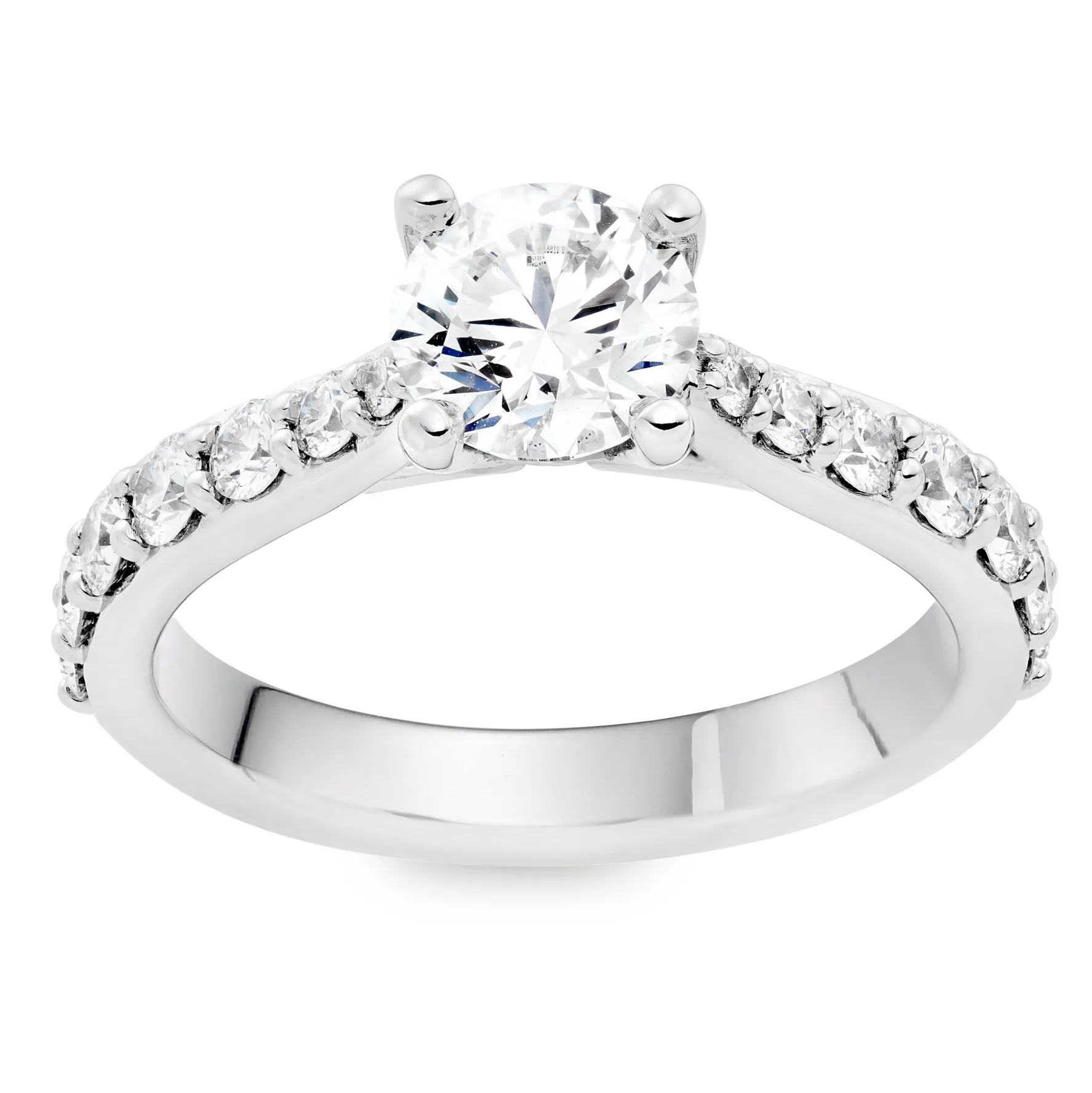 Hearts On Fire Camilla Platinum Diamond Solitaire Ring