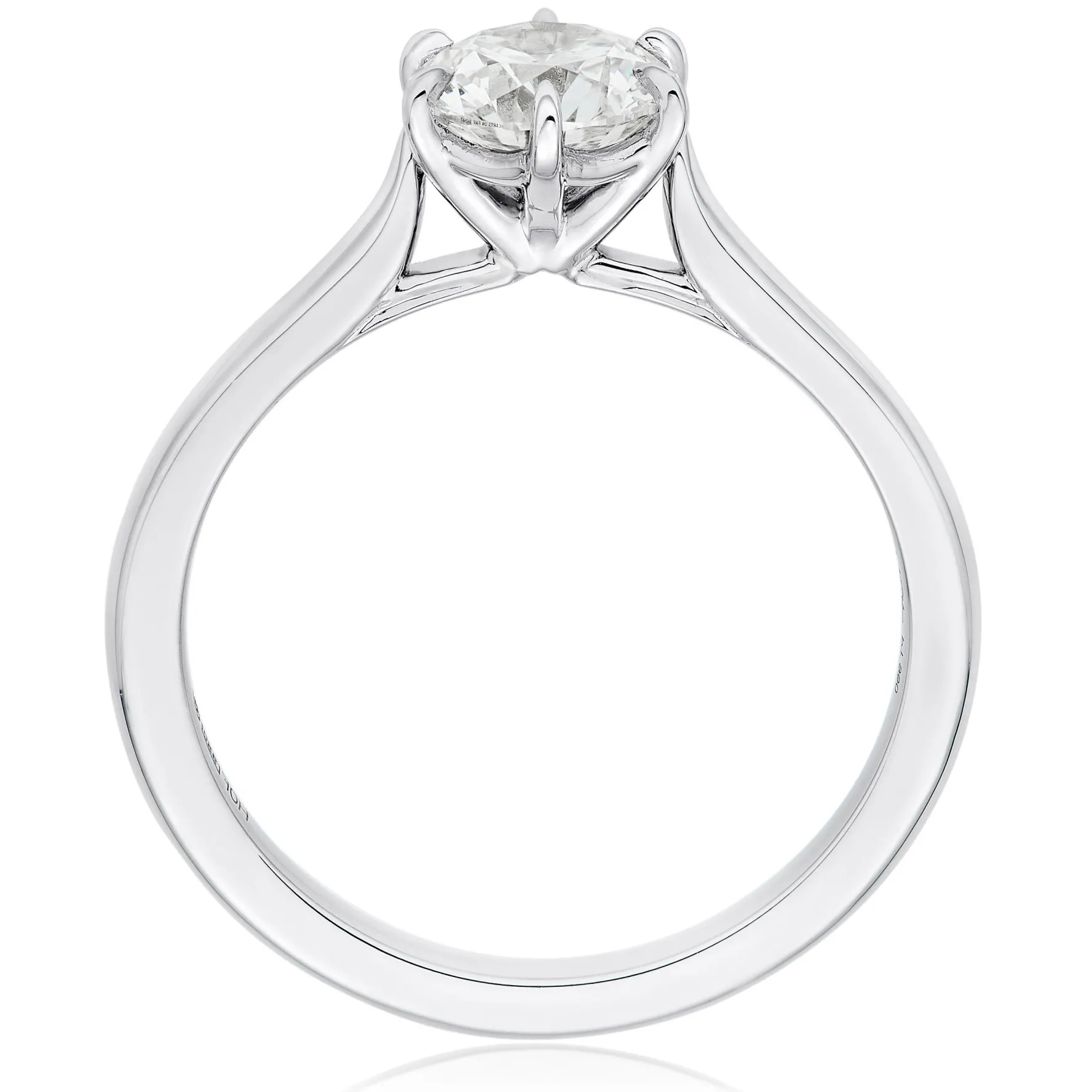 Hearts On Fire Camilla Platinum Diamond Solitaire Ring