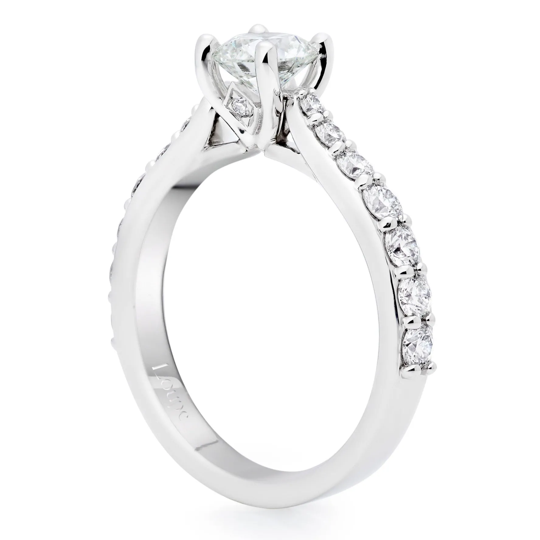 Hearts On Fire Camilla Platinum Diamond Solitaire Ring