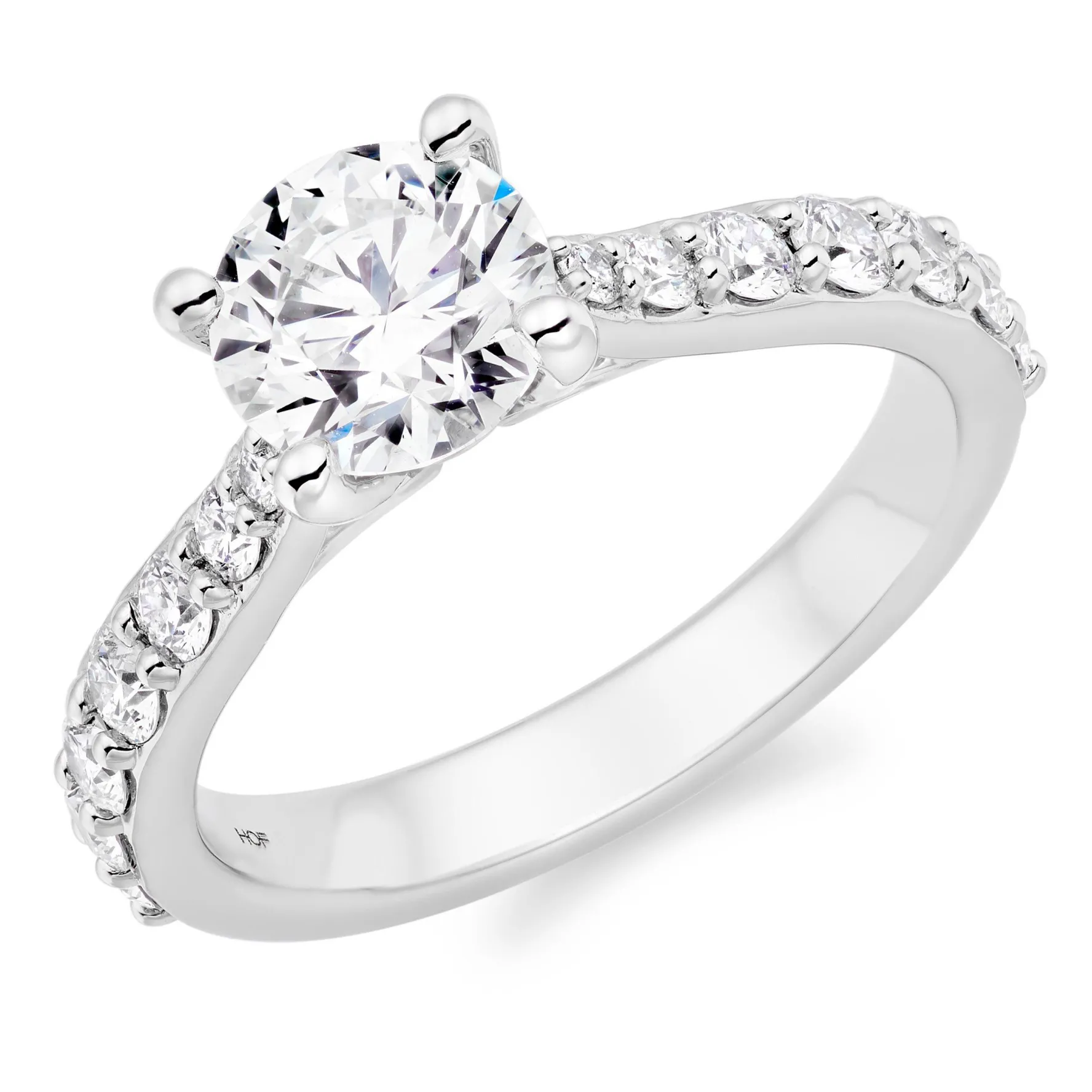 Hearts On Fire Camilla Platinum Diamond Solitaire Ring