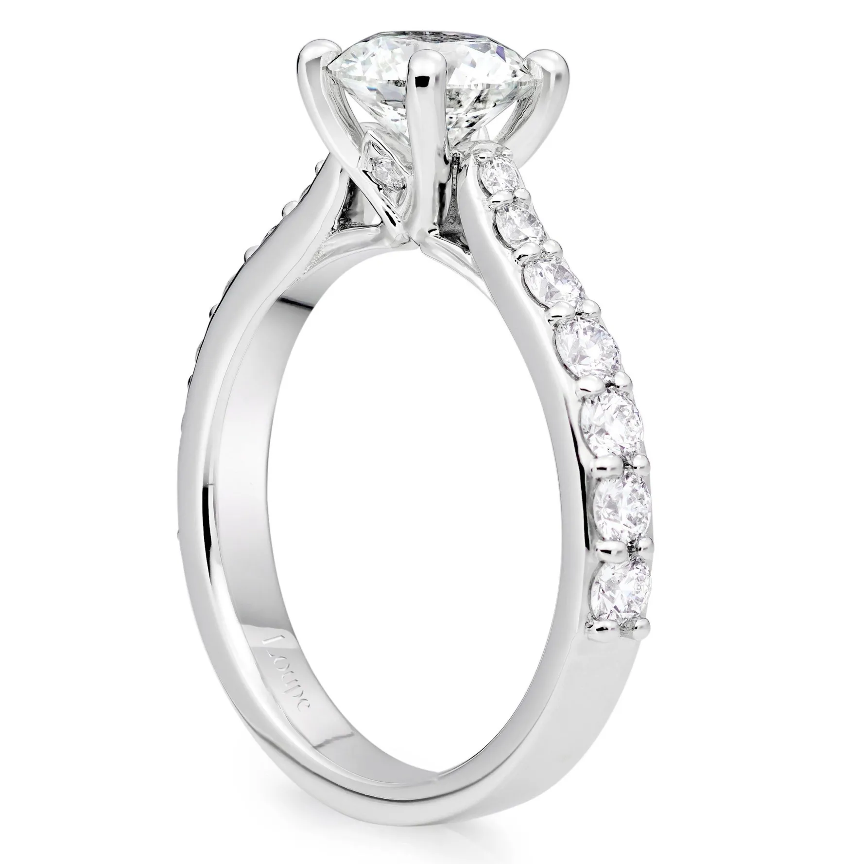 Hearts On Fire Camilla Platinum Diamond Solitaire Ring