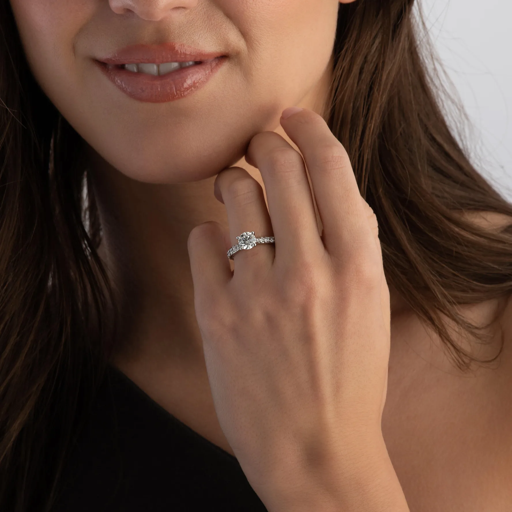 Hearts On Fire Camilla Platinum Diamond Solitaire Ring