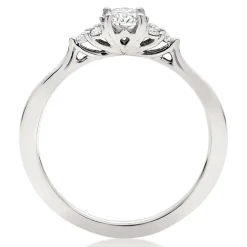 Hearts On Fire Felicity Platinum Diamond Cluster Ring