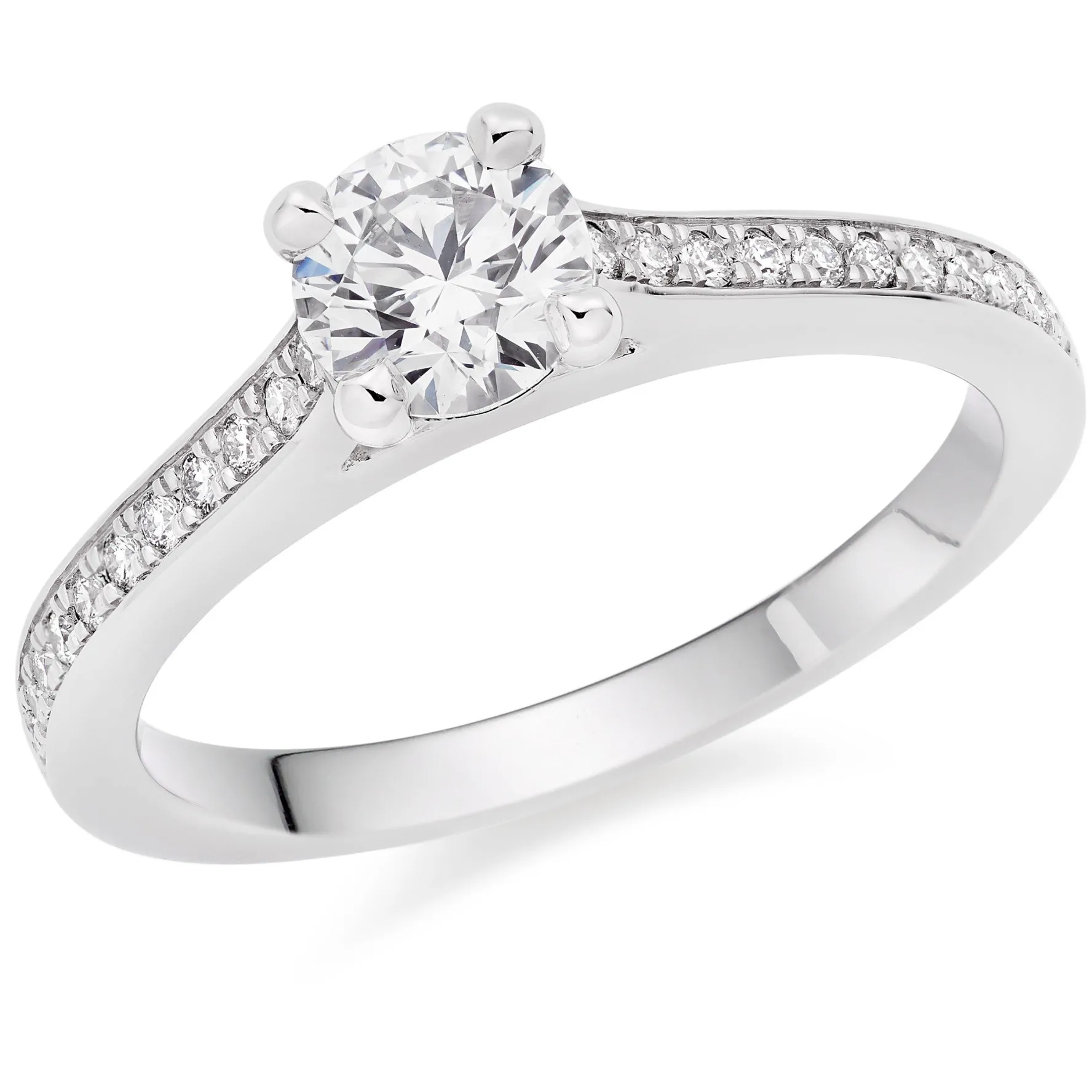 Hearts On Fire Illustrious Platinum Diamond Solitaire Ring