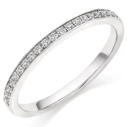 Hearts On Fire Illustrious Platinum 1.9mm Diamond Wedding Ring