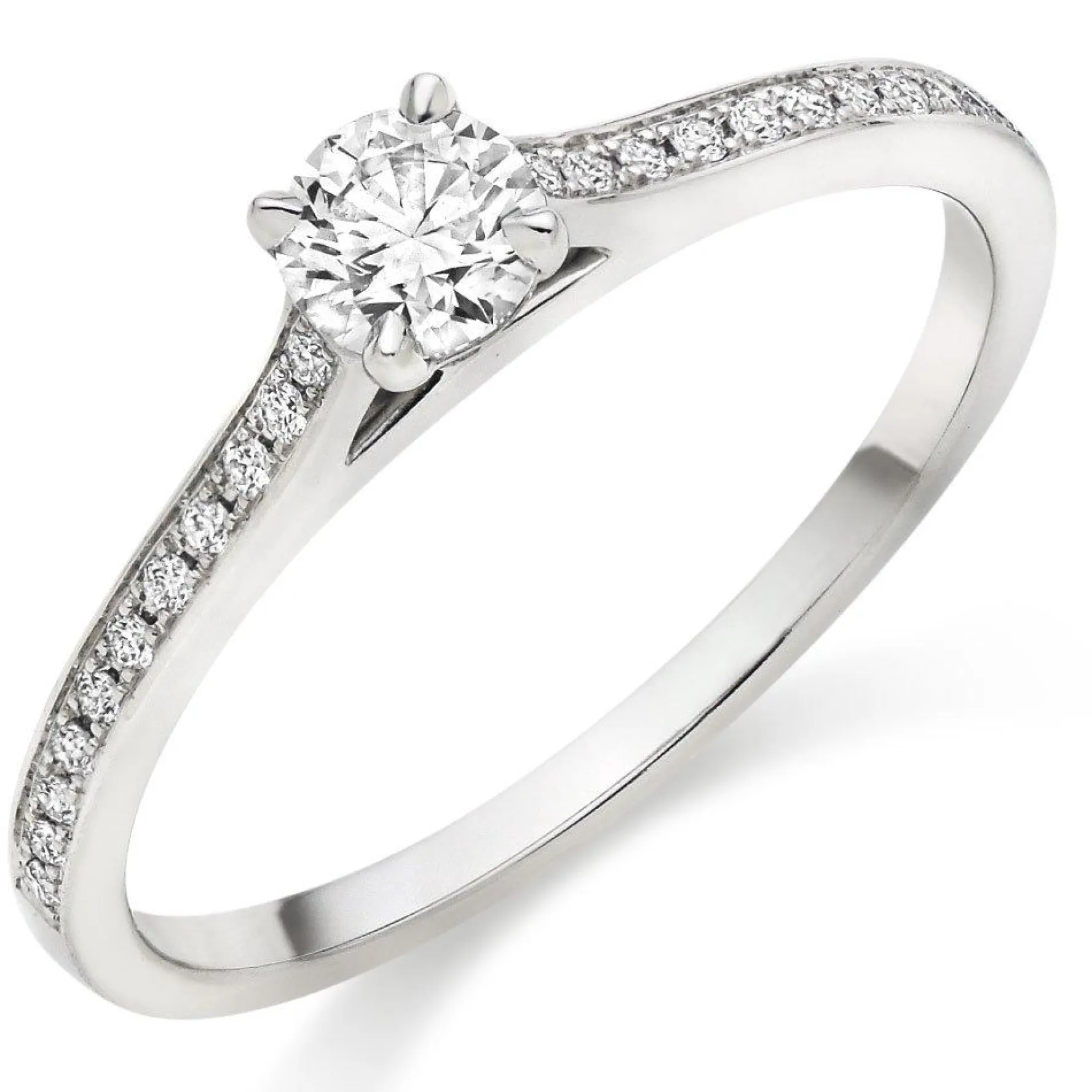 Hearts On Fire Illustrious Platinum Diamond Solitaire Ring