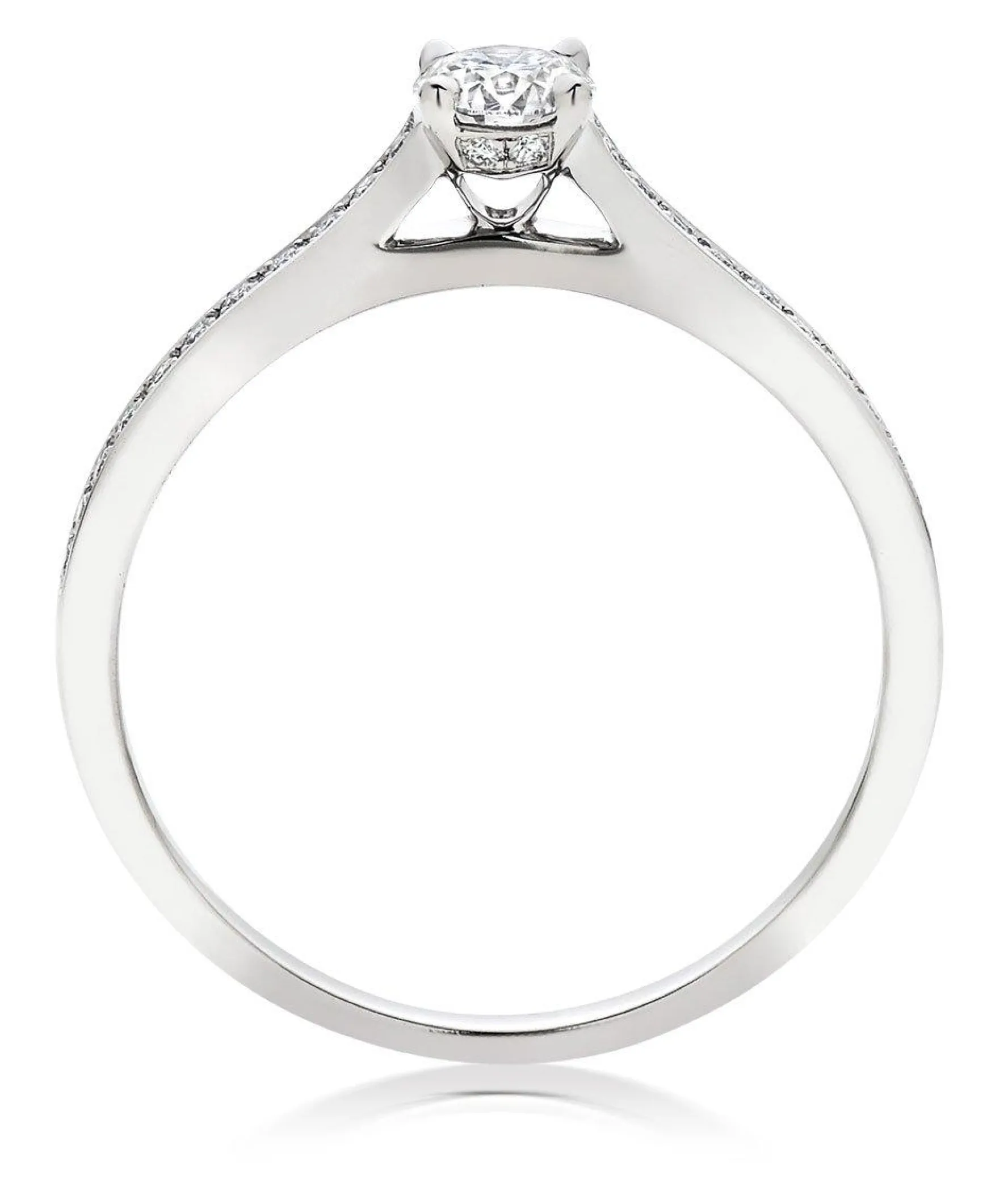 Hearts On Fire Illustrious Platinum Diamond Solitaire Ring