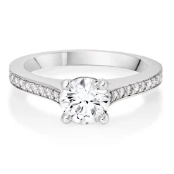 Hearts On Fire Illustrious Platinum Diamond Solitaire Ring