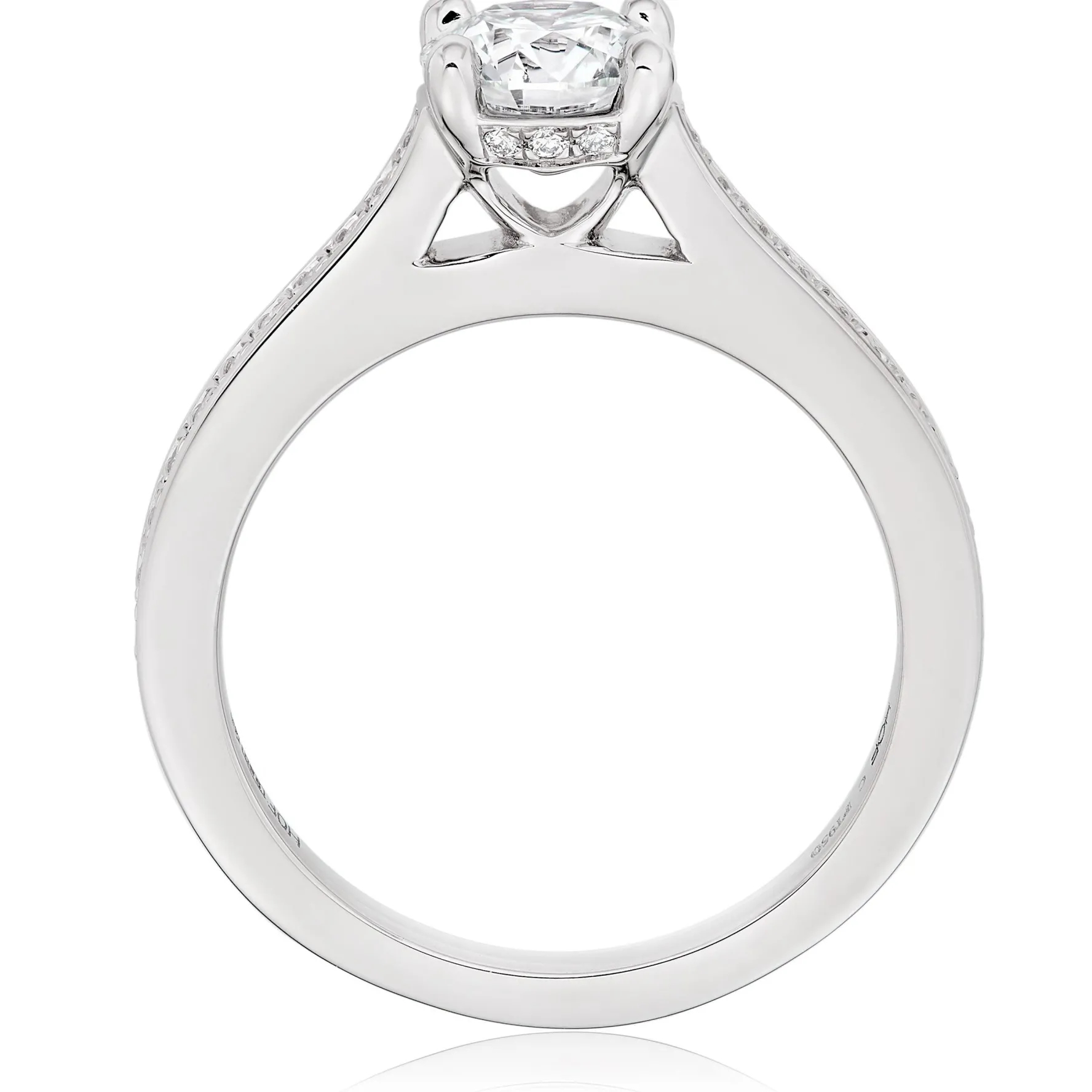 Hearts On Fire Illustrious Platinum Diamond Solitaire Ring