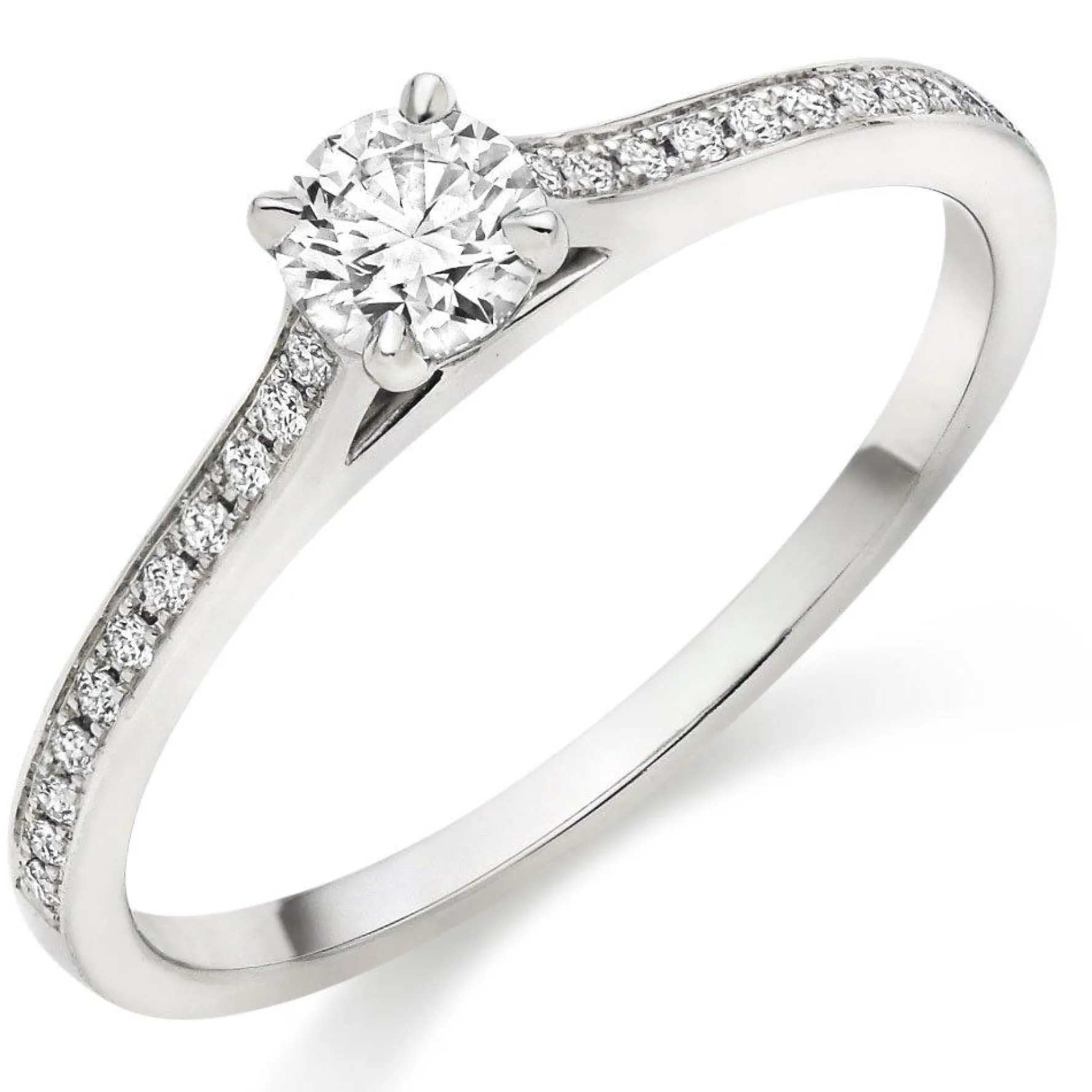 Hearts On Fire Illustrious Platinum Diamond Solitaire Ring