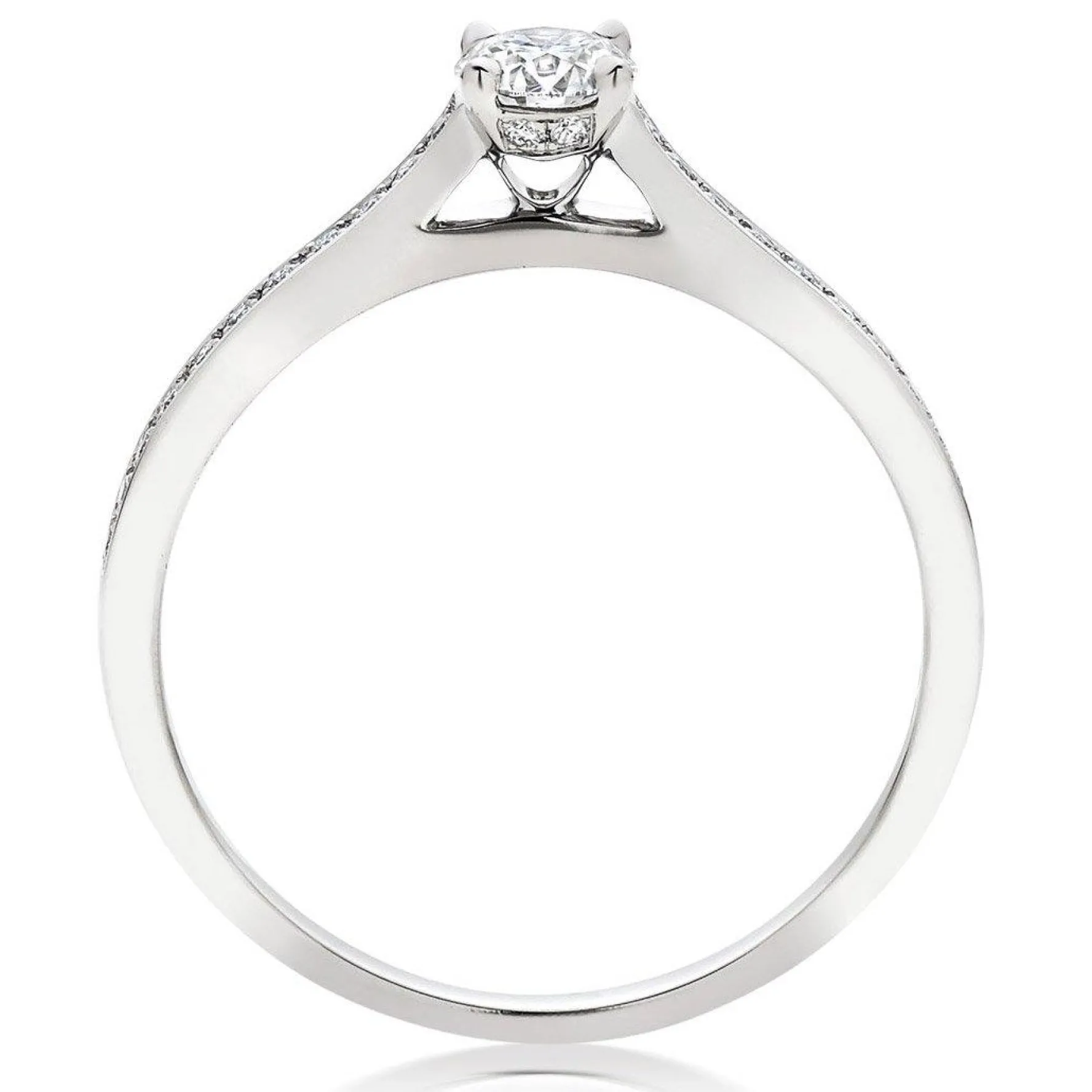Hearts On Fire Illustrious Platinum Diamond Solitaire Ring