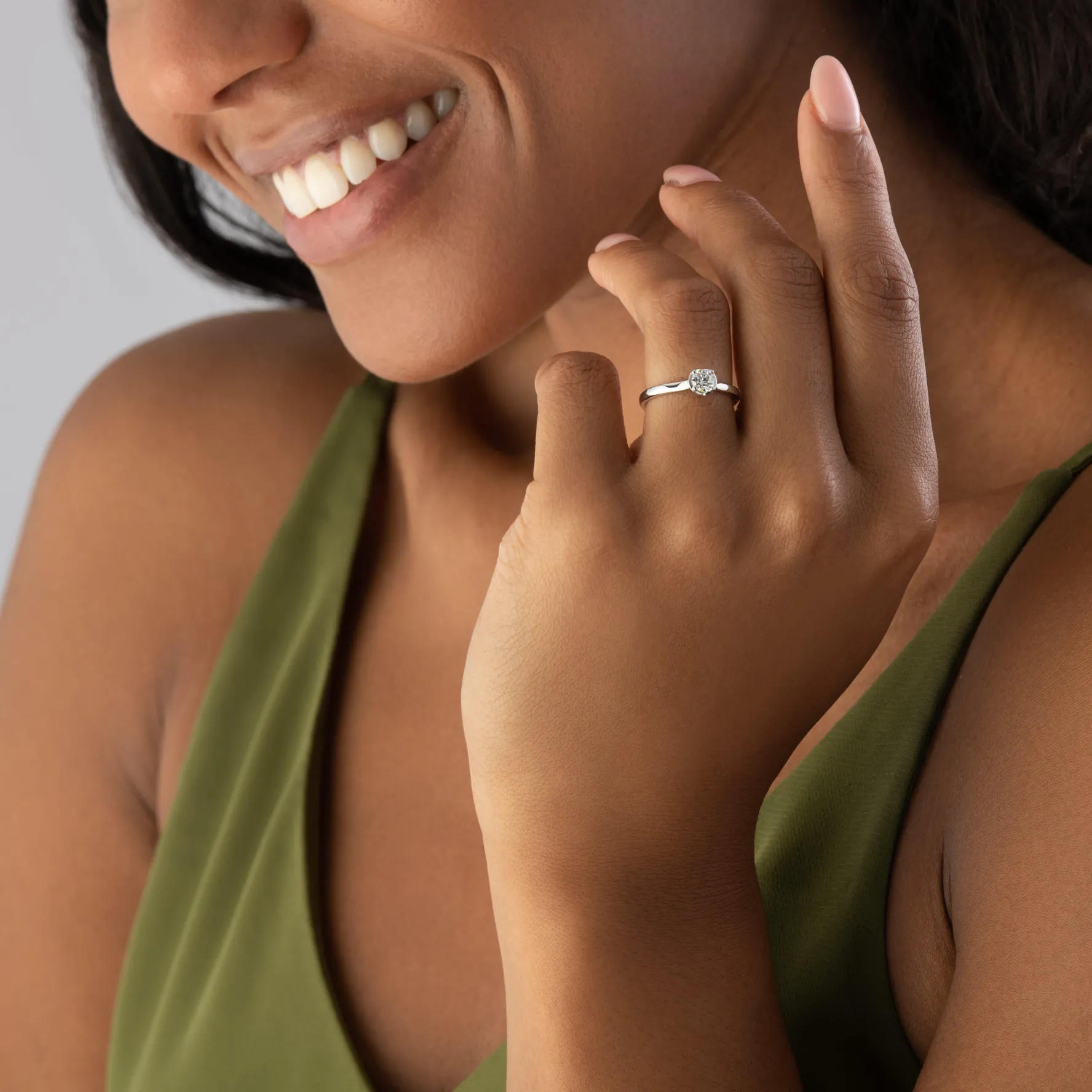 Hearts On Fire Juliette Platinum Diamond Solitaire Ring