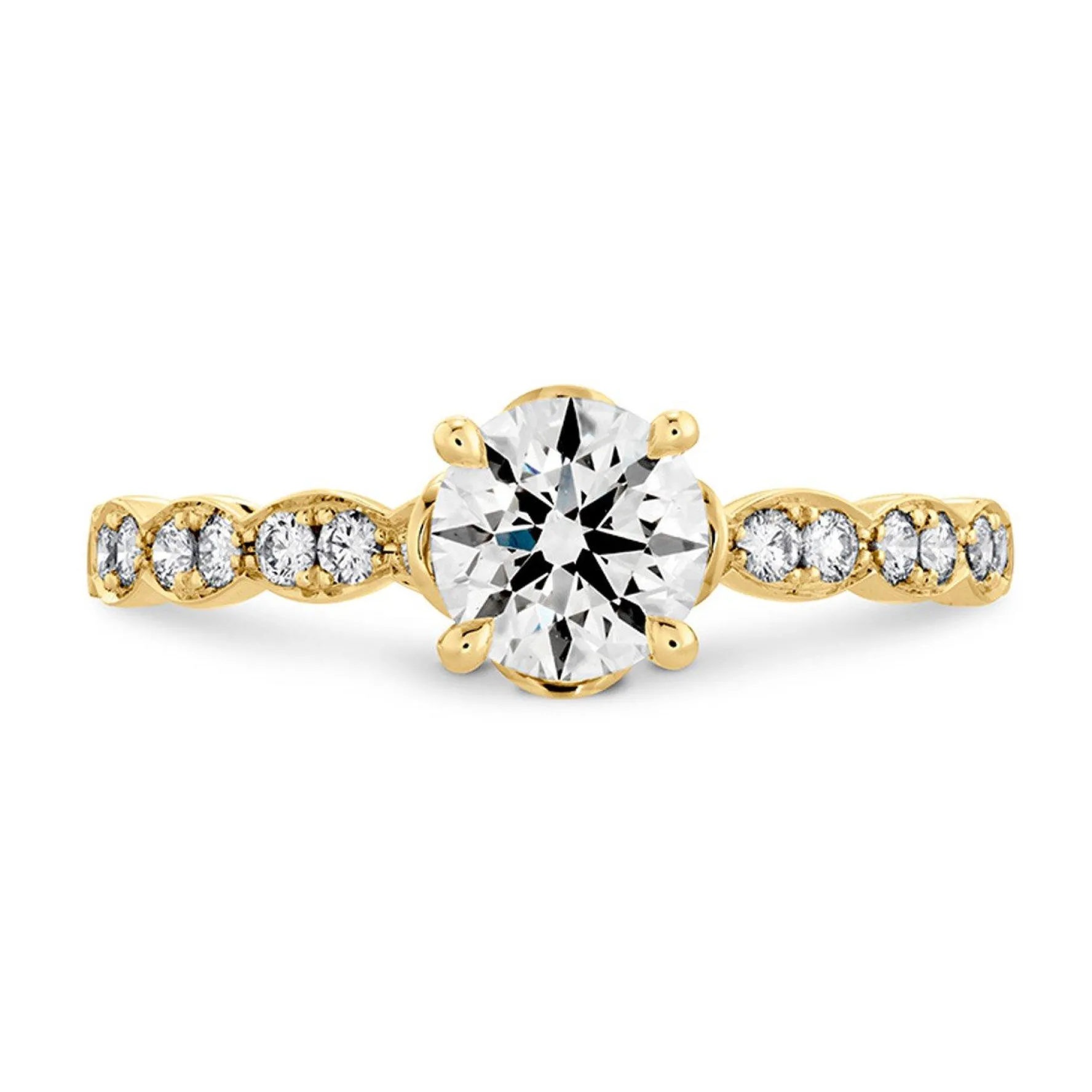 Hearts On Fire Lorelei 18ct Yellow Gold Diamond Ring