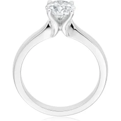 Hearts On Fire Platinum Diamond Solitaire Ring