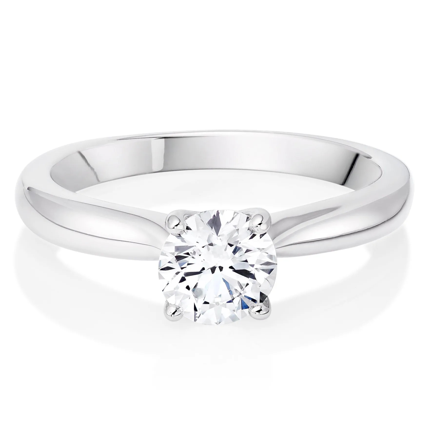 Hearts On Fire Platinum Diamond Solitaire Ring