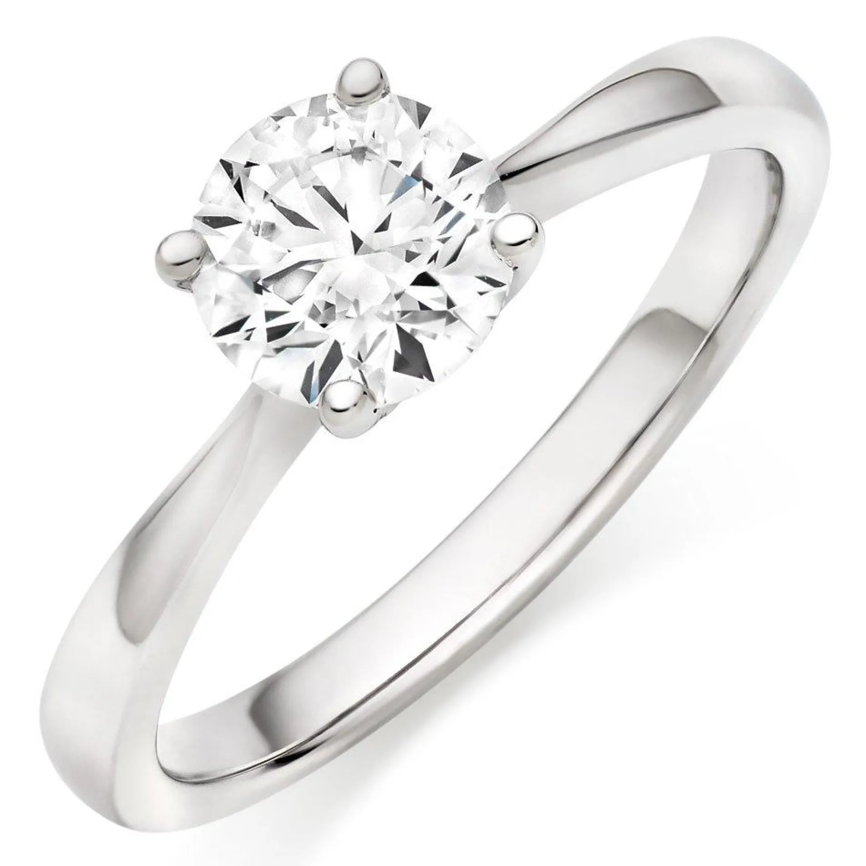 Hearts On Fire Platinum Diamond Solitaire Ring