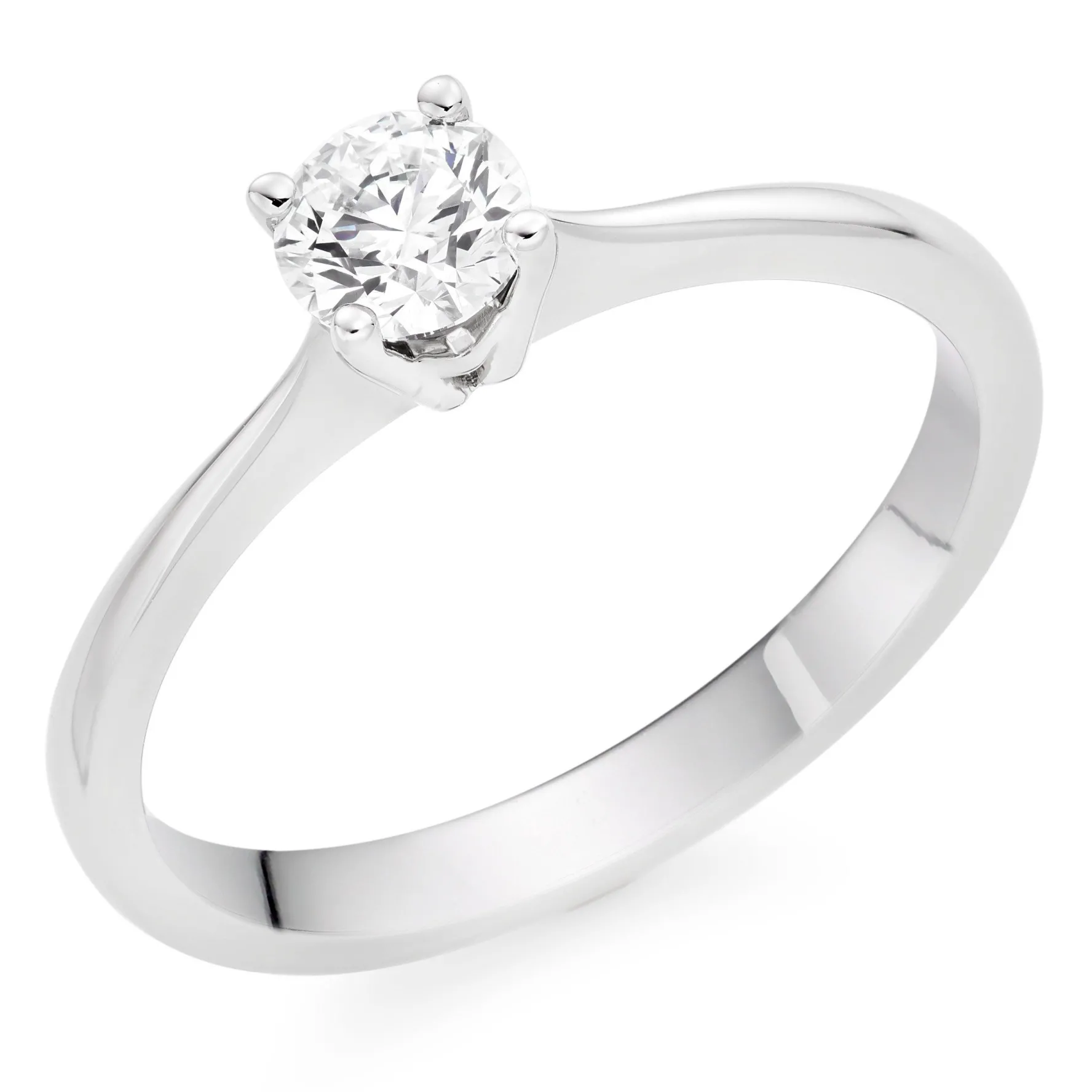 Hearts On Fire Platinum Diamond Solitaire Ring