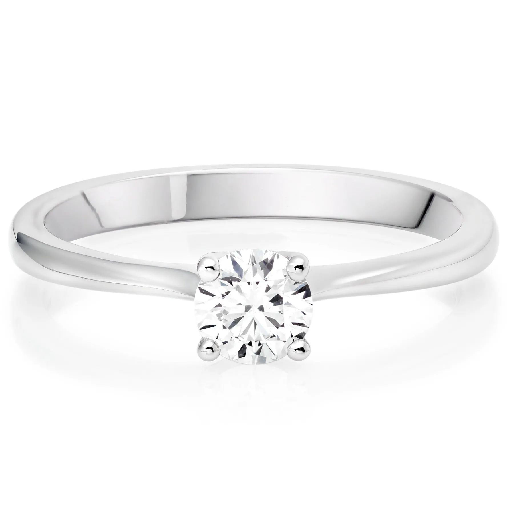 Hearts On Fire Platinum Diamond Solitaire Ring