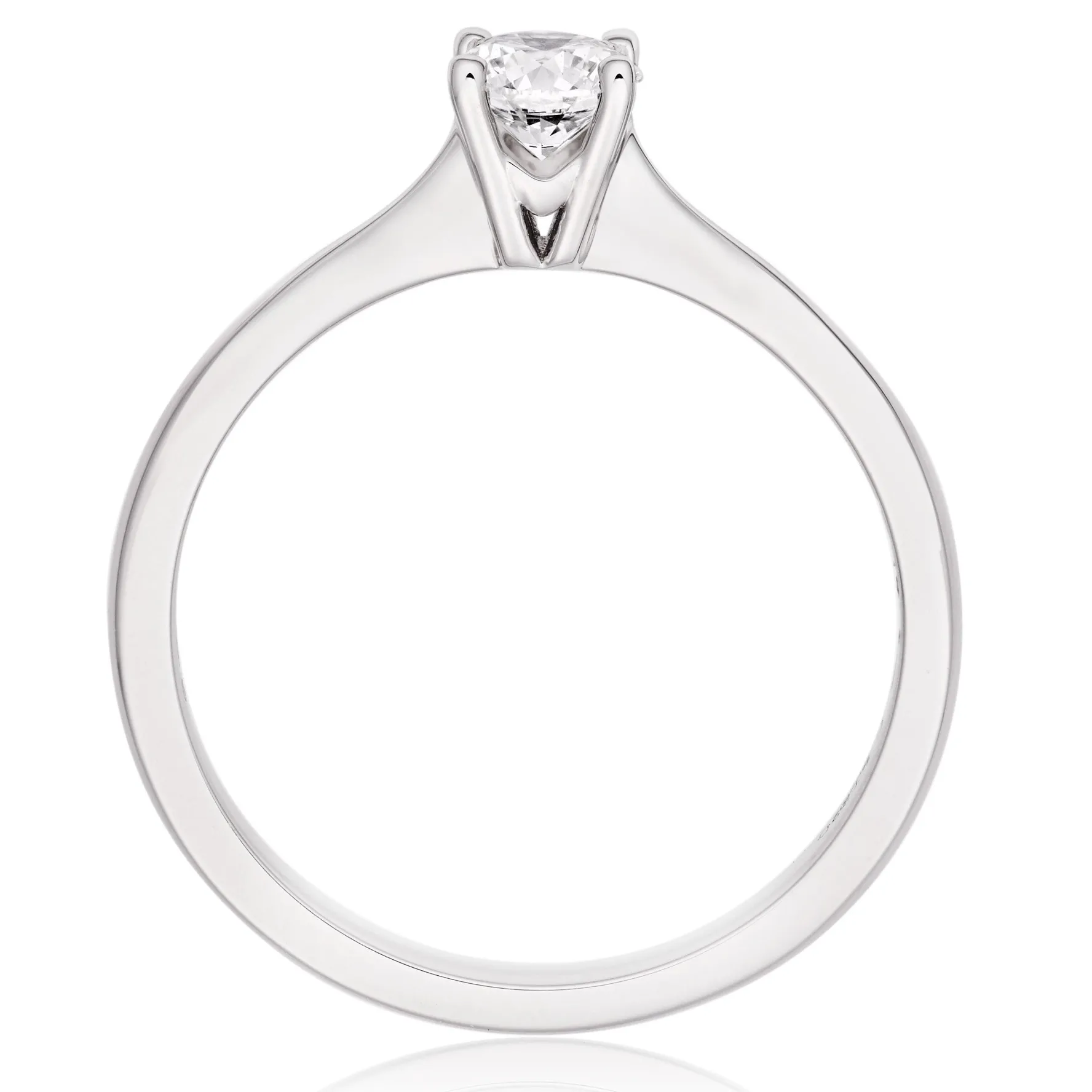 Hearts On Fire Platinum Diamond Solitaire Ring