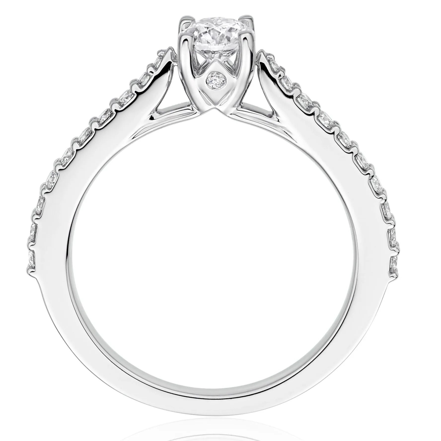 Hearts On Fire Platinum Diamond Solitaire Ring
